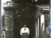 &copyTheCarterTribe.com 2013  Evelyn Eliza Amelia Tribe (née Taylor) at 4 Deodar Road   Scanned from 1/4 plate (4" x 3") glass negative