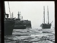 &copyTheCarterTribe.com 2013  St Ives harbour, Cornwall.  Identified from the 'SS' identifier on the boats in the harbour.   Scanned from a 3.25" glass slide : Cornwall