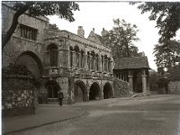 &copyTheCarterTribe.com 2013  Canterbury Cathedral Almonry and Norman Staircase, Canterbury, Kent   Scanned from 1/4 plate (4" x 3") glass negative : Kent, Canterbury
