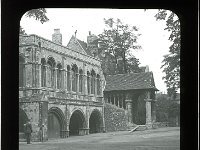 &copyTheCarterTribe.com 2013  Canterbury Cathedral Almonry and Norman Staircase, Canterbury, Kent   Scanned from a 3.25" glass slide : Kent, Canterbury