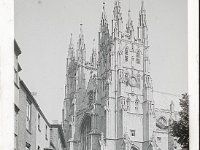 &copyTheCarterTribe.com 2013  Canterbury Cathedral from the Precincts, looking North East   Scanned from 1/4 plate (4" x 3") glass negative : Kent, Canterbury, Church