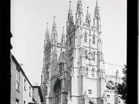 &copyTheCarterTribe.com 2013  Canterbury Cathedral from the Precincts, looking North East   Scanned from a 1/4 plate (4" x 3") glass slide : Kent, Canterbury, Church