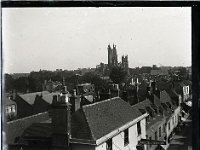 &copyTheCarterTribe.com 2013  Canterbury Cathedral viewed from Westgate, Canterbury, Kent   Scanned from 1/4 plate (4" x 3") glass negative : Kent, Canterbury, Church