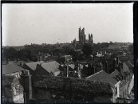 &copyTheCarterTribe.com 2013  Canterbury Cathedral viewed from Westgate, Canterbury, Kent   Scanned from 1/4 plate (4" x 3") glass negative : Kent, Canterbury, Church