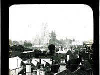 &copyTheCarterTribe.com 2013  Canterbury Cathedral viewed from Westgate, Canterbury, Kent   Scanned from a 3.25" glass slide : Kent, Canterbury, Church