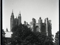 &copyTheCarterTribe.com 2013  Canterbury Cathedral, Canterbury, Kent   Scanned from 1/4 plate (4" x 3") glass negative : Kent, Canterbury, Church
