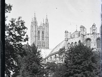 &copyTheCarterTribe.com 2013  Canterbury Cathedral, Canterbury, Kent   Scanned from 1/4 plate (4" x 3") glass negative : Kent, Canterbury, Church