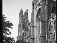 &copyTheCarterTribe.com 2013  Canterbury Cathedral, Canterbury, Kent   Scanned from 1/4 plate (4" x 3") glass negative : Kent, Canterbury, Church