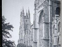&copyTheCarterTribe.com 2013  Canterbury Cathedral, Canterbury, Kent   Scanned from a 1/4 plate (4" x 3") glass slide : Kent, Canterbury, Church