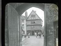 &copyTheCarterTribe.com 2013  Mint Yard Gate, King's School, Canterbury, Kent   Scanned from a 3.25" glass slide : Kent, Canterbury