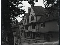 &copyTheCarterTribe.com 2013  West Gate Grove, Canterbury, Kent. The sign says: "TO THE SWIMMING BATH. THE LARGEST OPEN AIR BATH IN EAST KENT"   Scanned from 1/4 plate (4" x 3") glass negative : Kent, Canterbury