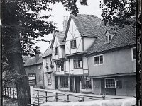 &copyTheCarterTribe.com 2013  West Gate Grove, Canterbury, Kent. The sign says: "TO THE SWIMMING BATH. THE LARGEST OPEN AIR BATH IN EAST KENT"   Scanned from a 1/4 plate (4" x 3") glass slide : Kent, Canterbury