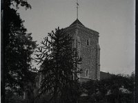&copyTheCarterTribe.com 2013  Church of Holy Cross, Canterbury, Kent   Scanned from 1/4 plate (4" x 3") glass negative : Kent, Canterbury, Church