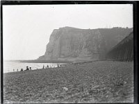 &copyTheCarterTribe.com 2013  White Cliffs and Railway, Shakespeare Beach, Dover, Kent   Scanned from a 1/4 plate (4" x 3") glass negative : Kent, White Cliffs, Dover