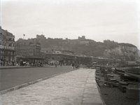 &copyTheCarterTribe.com 2013  East Cliff and the Castle from Marine Parade, Dover   Scanned from a 1/4 plate (4" x 3") glass negative : Kent, Dover