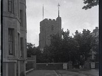 &copyTheCarterTribe.com 2013  Church of St Mary and St Eanswyth, Folkestone, Kent   Scanned from a 1/4 plate (4" x 3") glass negative : Kent, Folkestone, Church