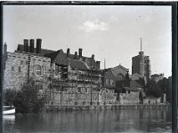 &copyTheCarterTribe.com 2013  Church of All Saints and Archbishops Palace, Maidstone, Kent   Scanned from a 1/4 plate (4" x 3") glass negative : Kent, Maidstone