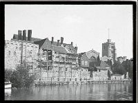 &copyTheCarterTribe.com 2013  Church of All Saints and Archbishops Palace, Maidstone, Kent   Scanned from a 1/4 plate (4" x 3") glass slide : Kent, Maidstone