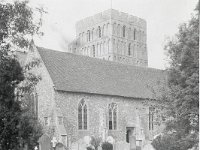 &copyTheCarterTribe.com 2013  Church of St Clement, Sandwich, Kent   Scanned from a 1/4 plate (4" x 3") glass negative : Kent, Sandwich, Church