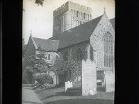 &copyTheCarterTribe.com 2013  Church of St Clement, Sandwich, Kent   Scanned from a 3.25" glass slide : Kent, Sandwich, Church