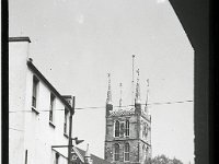 &copyTheCarterTribe.com 2013  Southwark Cathedral or The Cathedral and Collegiate Church of St Saviour and St Mary Overie, Southwark, London taken from the entrance to the railway arch on Stoney Street.   Scanned from 1/6 plate (2.5" x 3.5") glass negative