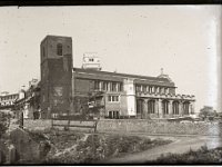 &copyTheCarterTribe.com 2013  London, Church of All Hallows by the Tower showing bomb damage in the foreground   Scanned from 1/6 plate (2.5" x 3.5") glass negative
