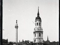 &copyTheCarterTribe.com 2013  London, Monument, St Magnus   Scanned from 1/4 plate (4" x 3") glass negative