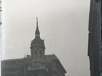 &copyTheCarterTribe.com 2013  London, St Magnus, Lower Thams Street. Identified from London Phone Directory, 1955. Model Restaurant (lower right) is at 115 Lower Thames Street.   Scanned from 1/6 plate (2.5" x 3.5") glass negative