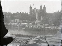 &copyTheCarterTribe.com 2013  London, Westminster, Tower of London from Tower Bridge   Scanned from 1/4 plate (4" x 3") glass negative