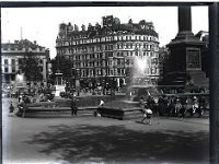 &copyTheCarterTribe.com 2013  London, Trafalgar Square   Scanned from 1/4 plate (4" x 3") glass negative