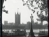 &copyTheCarterTribe.com 2013  London, Palace of Westminster from St Thomas' Medical School, Lambeth   Scanned from 1/4 plate (4" x 3") glass negative