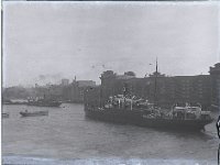 &copyTheCarterTribe.com 2013  London, Thames, Butlers Wharf from Tower Bridge   Scanned from 1/4 plate (4" x 3") glass negative