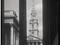 &copyTheCarterTribe.com 2013  London, St Martin in the Fields from National Portrait Gallery   Scanned from 1/4 plate (4" x 3") glass negative