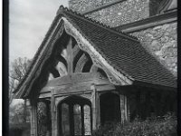 &copyTheCarterTribe.com 2013  Possible the porch of St Mary's Church, Hayes, Middlesex   Scanned from 1/4 plate (4" x 3") glass negative