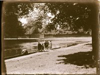&copyTheCarterTribe.com 2013  Grantham Pond, Putney Heath   Scanned from 1/4 plate (4" x 3") glass negative