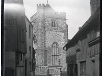 &copyTheCarterTribe.com 2013  View of St Clements Church, Hastings, Sussex from Hill Street.   Scanned from 1/4 plate (4" x 3") glass negative