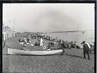 &copyTheCarterTribe.com 2013  Beach Scene, Hastings, Sussex   Scanned from 1/4 plate (4" x 3") glass negative