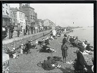 &copyTheCarterTribe.com 2013  Beach Scene, Hastings, Sussex   Scanned from 1/4 plate (4" x 3") glass negative