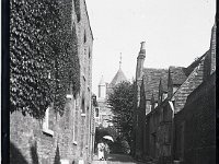 &copyTheCarterTribe.com 2013  St Mary Church, Rye, Sussex from West Street   Scanned from a 1/4 plate (4" x 3") glass negative