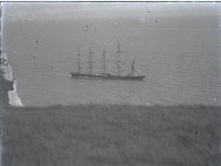 &copyTheCarterTribe.com 2013  Wreck of the Preussen, Crab Bay, Dover 1910   Scanned from 1/4 plate (4" x 3") glass negative