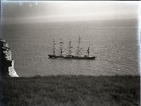 &copyTheCarterTribe.com 2013  Wreck of the Preussen, Crab Bay, Dover 1910   Scanned from 1/4 plate (4" x 3") glass negative