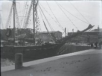 &copyTheCarterTribe.com 2013  Unknown Ship in Ramsgate Harbour   Scanned from 1/4 plate (4" x 3") glass negative
