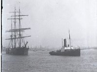&copyTheCarterTribe.com 2013  HMS Victor, Thames   Scanned from 1/4 plate (4" x 3") glass negative