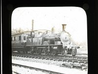 &copyTheCarterTribe.com 2013  Locomotive 480. A member of William Adams' 415 class built between 1882 and 1885 for London suburban work, but by the 1900s had been partially displaced from the London area to 'country' districts including Bournemouth (infromation from Gareth Spencer)   Scanned from a 3.25" glass slide.