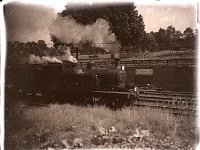 &copyTheCarterTribe.com 2013  Unknown locomotive   Scanned from 1/2 plate (5" x 4") glass negative