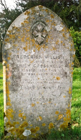 Gravestone - F & E CROSSWELL